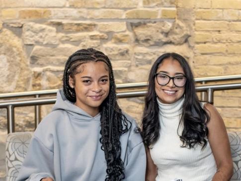 Free Press Action's Arin Anderson and community organizer Amari Blasini-Bush